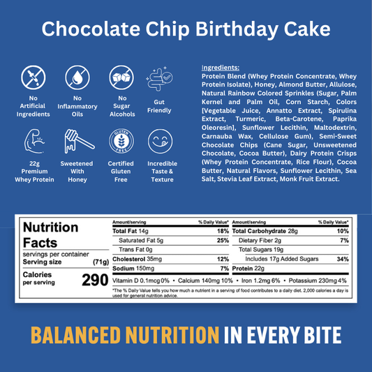 Chocolate Chip Birthday Cake