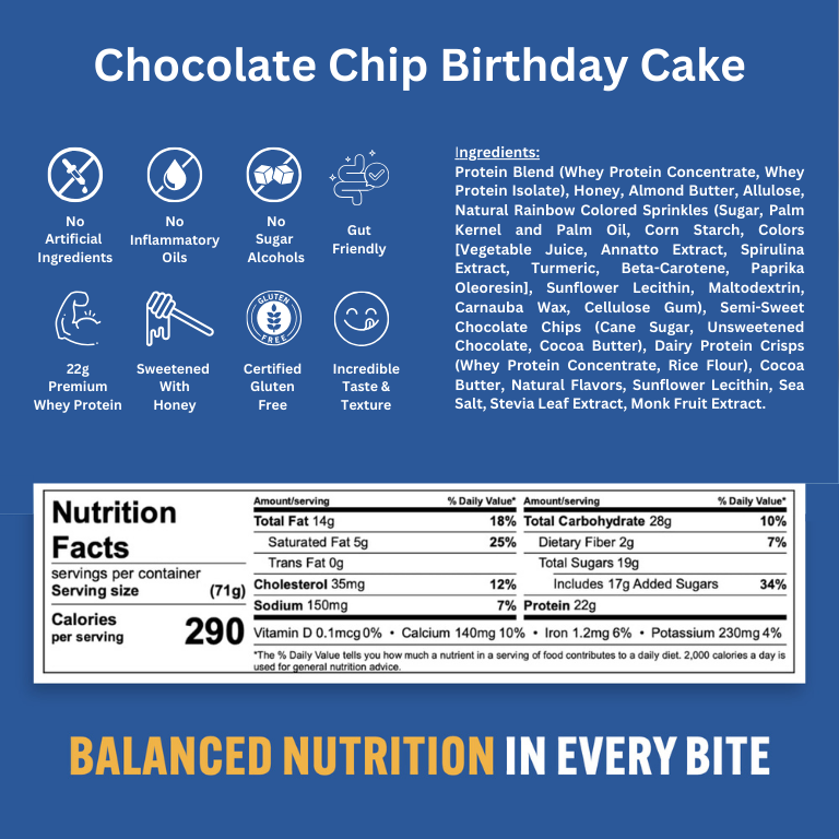 Chocolate Chip Birthday Cake